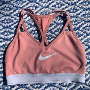 Blush Nike Sports Bra